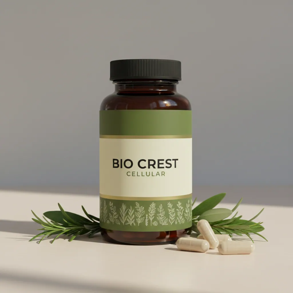 Bio Crest Cellular hvid plastikflaske med 90 kapsler